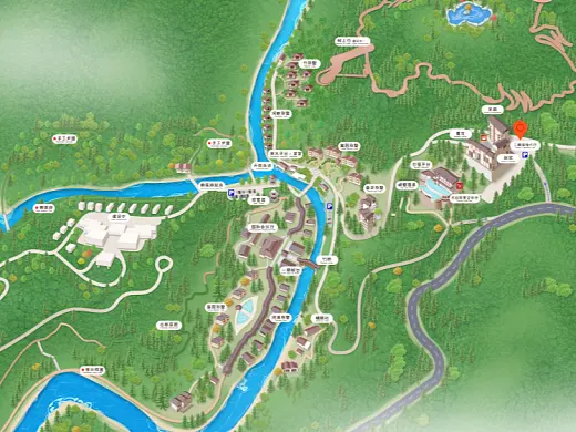椒江结合景区手绘地图智慧导览和720全景技术，可以让景区更加“动”起来，为游客提供更加身临其境的导览体验。